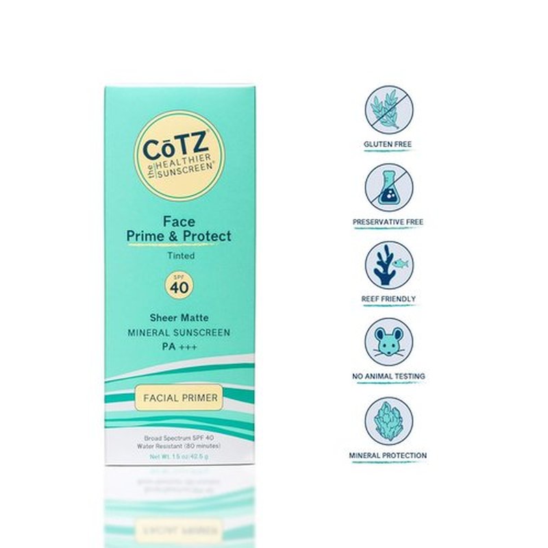 Cotz | Face Sunscreen SPF 40 - Lightweight, Broad Spectrum Protection for All Skin Types