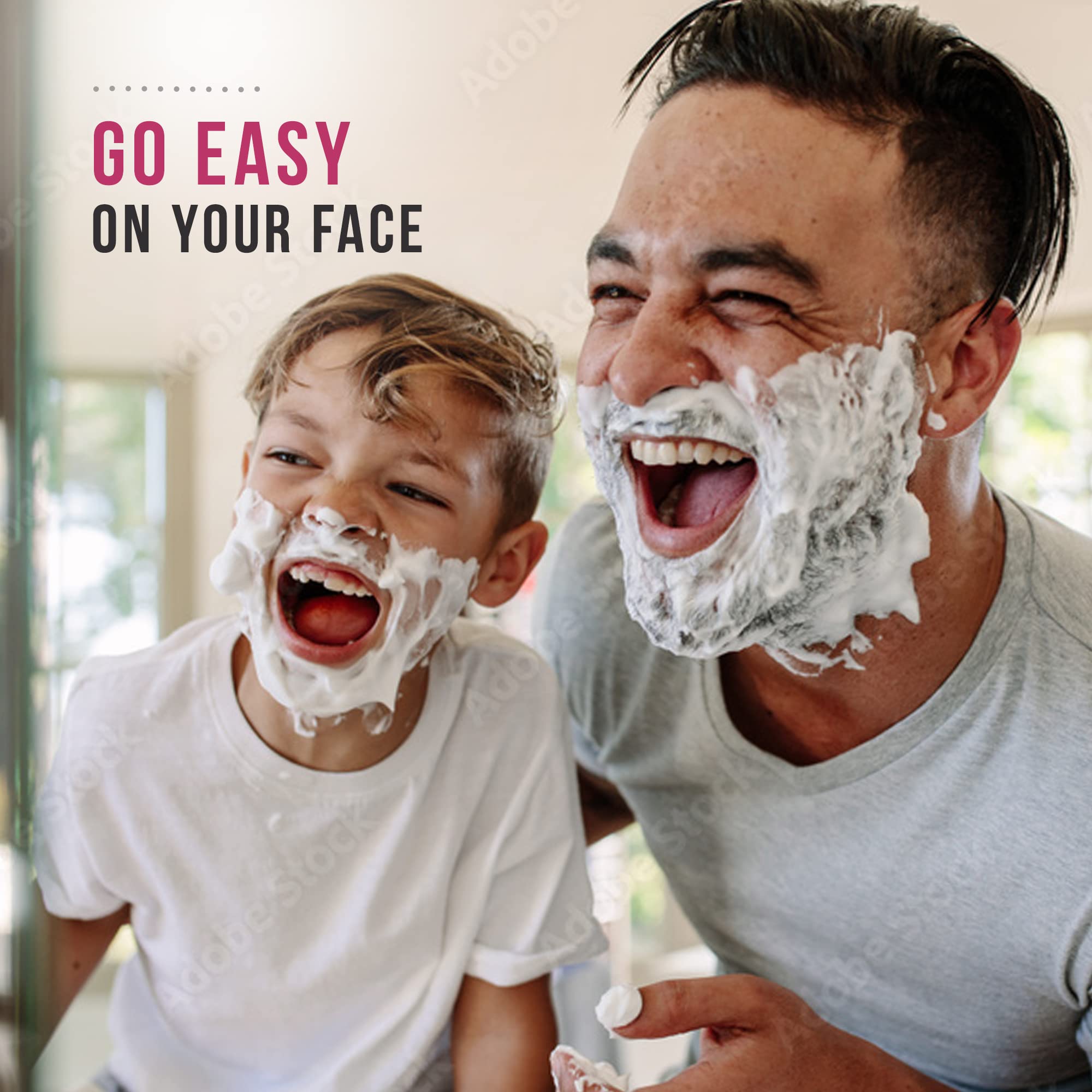 Edge Shaving Gel for Men, Extra Protection with Aloe, Vitamin E (6 Pack) - Shave Gel For Men That Moisturizes, Protects and Soothes To Help Reduce Skin Irritation