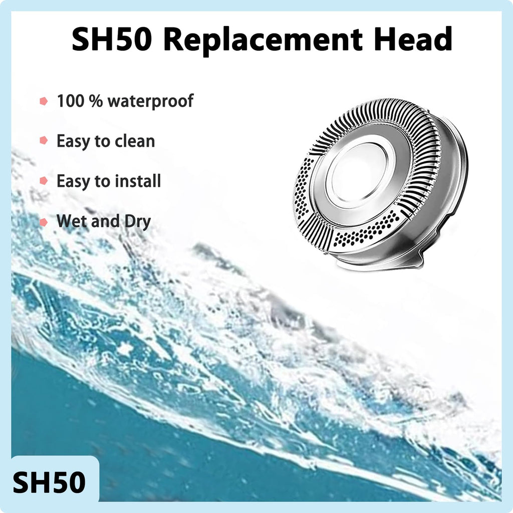 SH50 Replacement Heads Compatible with Norelco 5000 Series Electric Razors