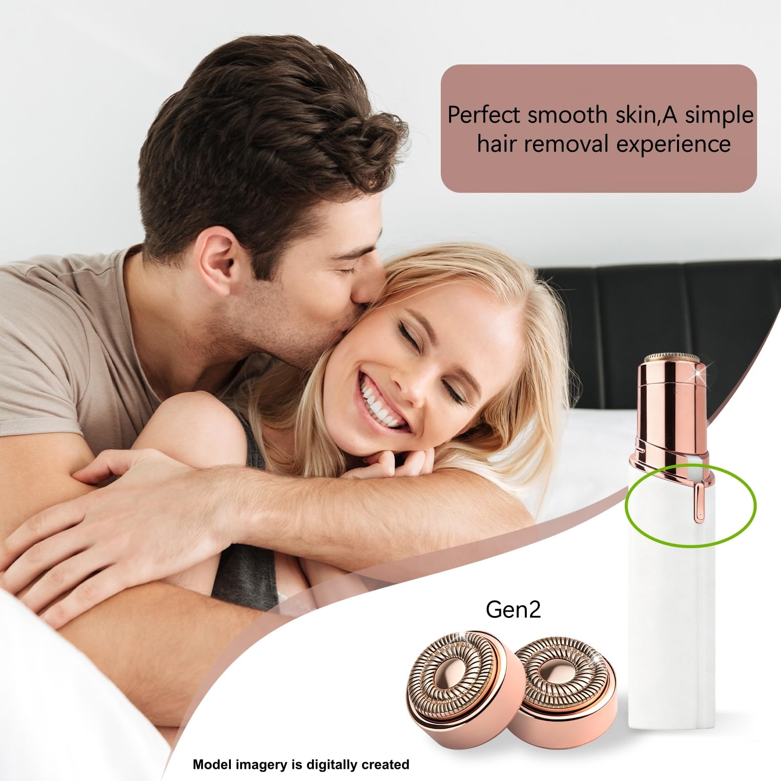 Replacement Heads Gen 2 Compatible with Flawless Finishing Hair Remover