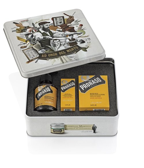 Proraso Beard Care Kit - Complete Set with Beard Wash, Oil & Balm for Men | Perfect Gift