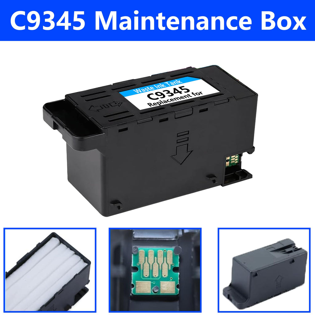 XPRETOER C9345 Ink Maintenance Box Compatibility Replacement for ET-8550 ET-16600 ET-5850 ET-5800 ET-16650 ET-8500 WF-7840 WF-7820 ET-5880 WF-7310 ST-C8000 ST-C8090 Printer (C12C934591/PXMB9/C9345)