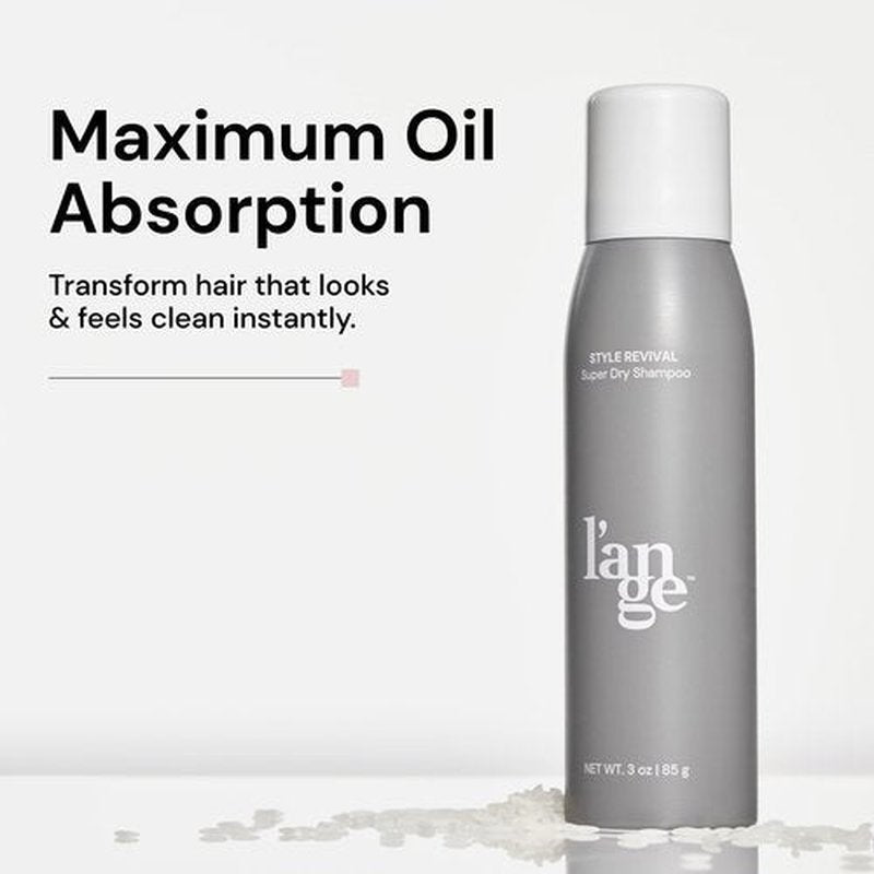 L'ANGE HAIR Style Revival Super Dry Shampoo Spray | Refreshes Hair and Absorbs Oil | Volumizing Dry Shampoo | Adds Texture and Body for Styling | Dry Hair Shampoo For Women