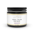 Reishi Tallow Body Balm - Unscented (2 oz) | Grass Fed Beef Tallow - Non-toxic, Paleo Friendly Skincare | Infused with Reishi Spore Extract | Moisturizing & Hydrating for Sensitive Skin
