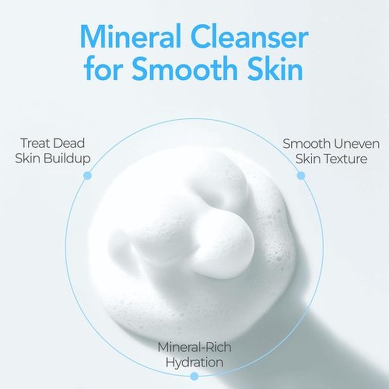 Dr. Deep Foaming Facial Cleanser - All-in-One Korean Formula for Bumpy Skin & Blackheads | 5.07 fl. oz