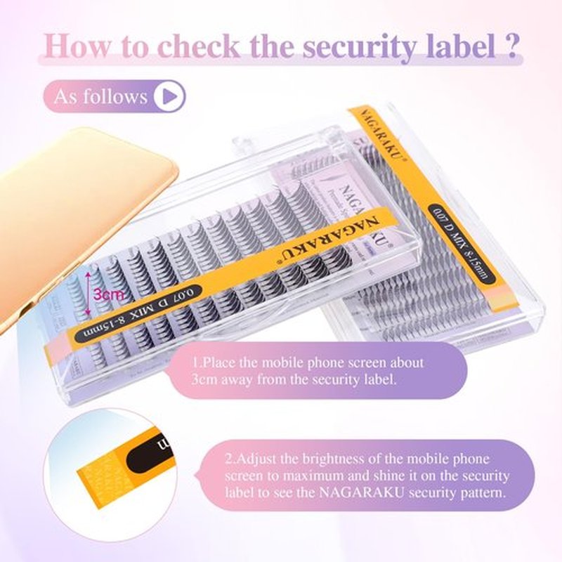 NAGARAKU Premade Spire Eyelash Extensions Air Series Feather Shape Manga Anime Individual Lashes Volume Soft Black Flat Root Spikes Fans Eyelashes DIY Clusters Lash Salon -0.07 D Curl 8-15mm Mix