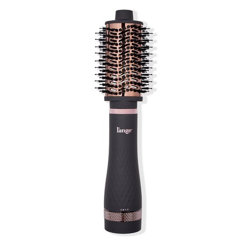 L'ANGE HAIR Multi-Volume Series Blow Dryer Brush | Interchangeable Hair Dryer Brush with Ionic Titanium Barrel for Smooth, Voluminous Styling | Black - Oval 60mm