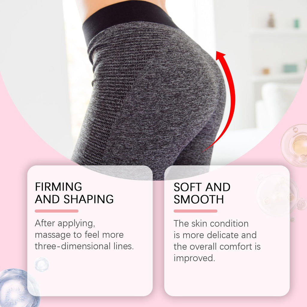 KunMan Butt Tight Lift Cream, Cellulite Cream, Firm and Smooth Booty Skin, Tighten the Leg Skin, Reduce Loose and Crepey, Bum Mask for Booty, Thighs, Belly & Arms 3.38 fl oz