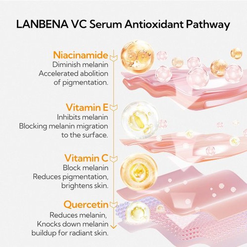 20% Vitamin C Serum For Face, 30 ML/ 1 Fl, Brightening Skin, Dark Spot Remover, Reduce Wrinkle, Anti Aging Glowing Serum, Facial Moisturizer with Niacinamide, Vitamin E, Hyaluronic Acid