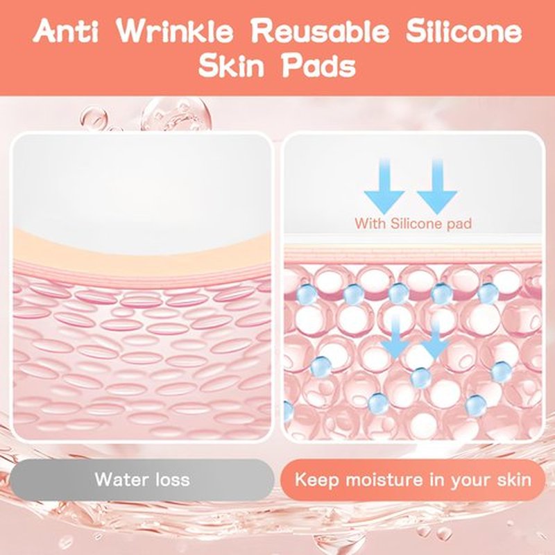 KODASNY Neck Wrinkle Patches, Reusable Silicone Neck Patches for Smoothing the Appearance of Fine Lines, Chest and Face Cosmetic Patches for Women, Moisturizing & Skin-Smoothing (11 PCS)