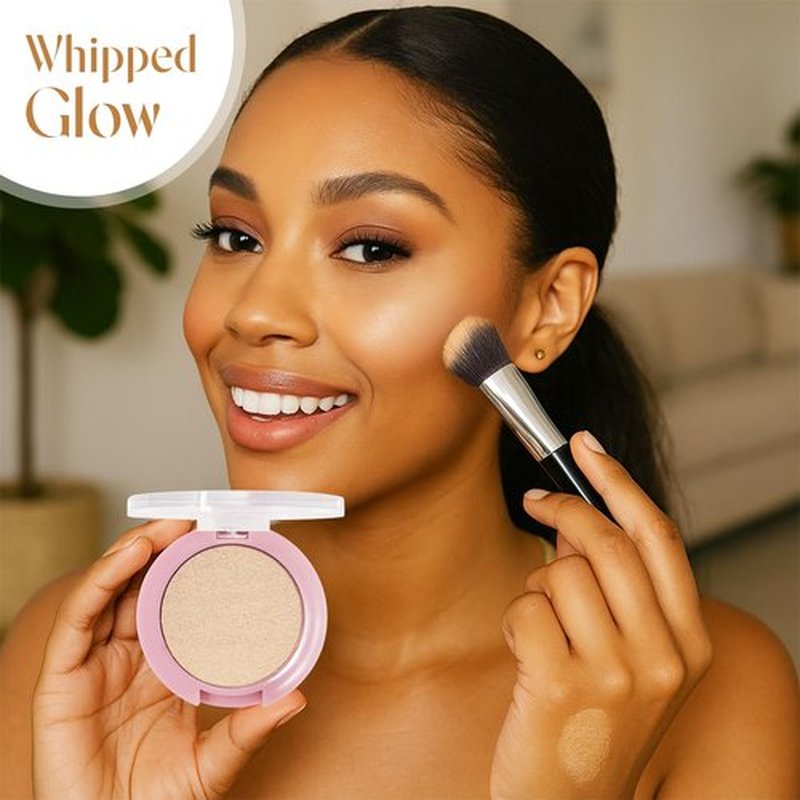 Profusion Cosmetics Whipped Glow Mousse Highlighter - Lightweight Cream for Effortless Radiance | Long-Lasting Shine
