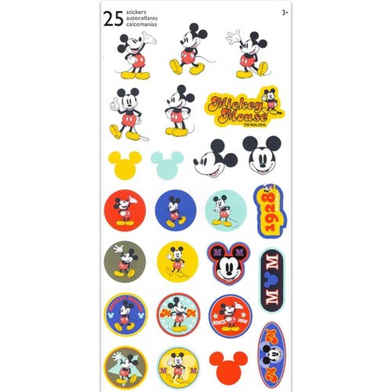 Mickey Mouse Hair Accessories Set - Paddle Brush Detangler, Claw Clip & Stickers for Kids | Fun & Stylish