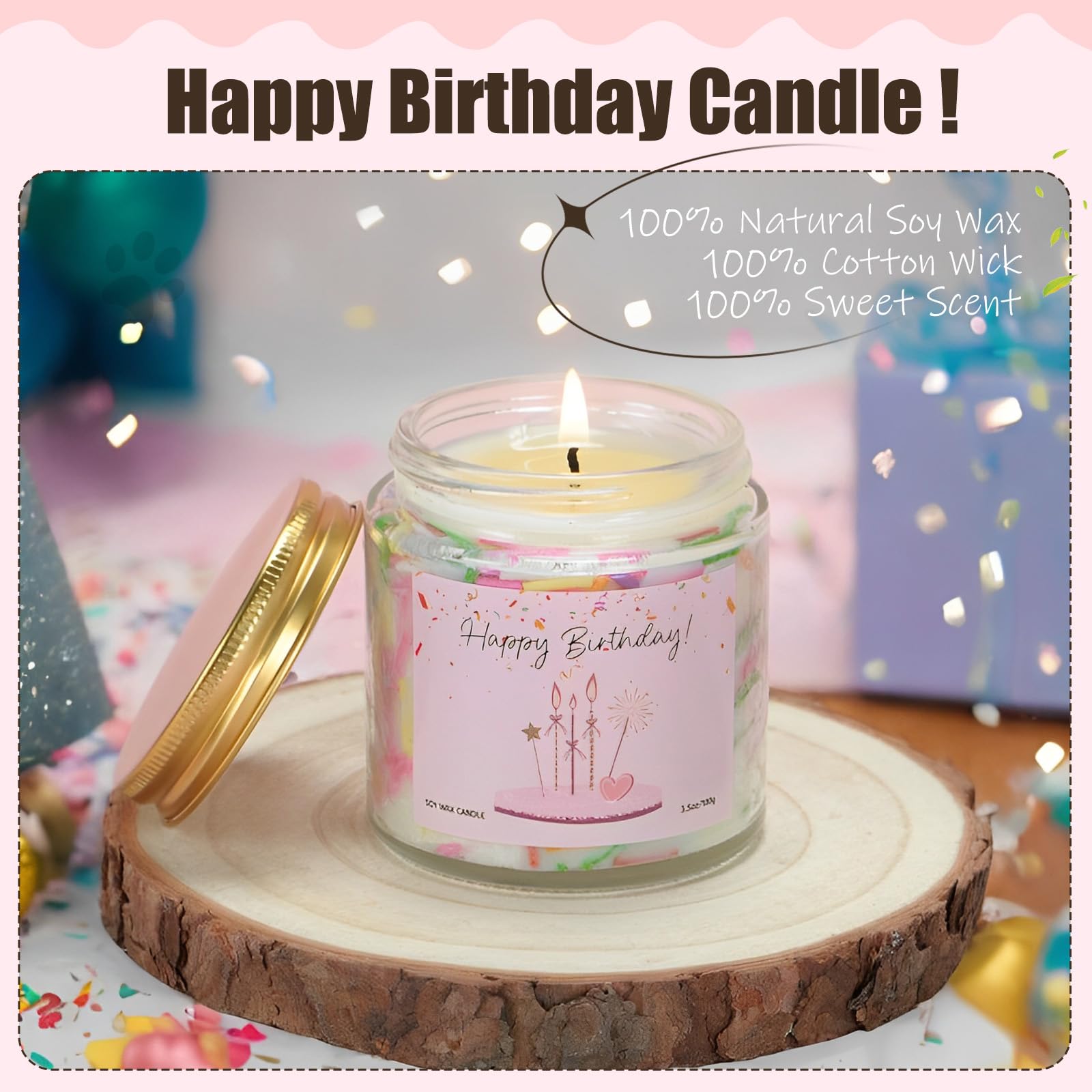 HIDDEN NUTS Birthday Gift for Teen Girls, Happy Birthday Box for Girl, Cute Preppy Stuff for Tween Girls, Christmas, Cute Daisy Aesthetic Glass Cups Tumbler Teen Gals Gifts Set 8pcs