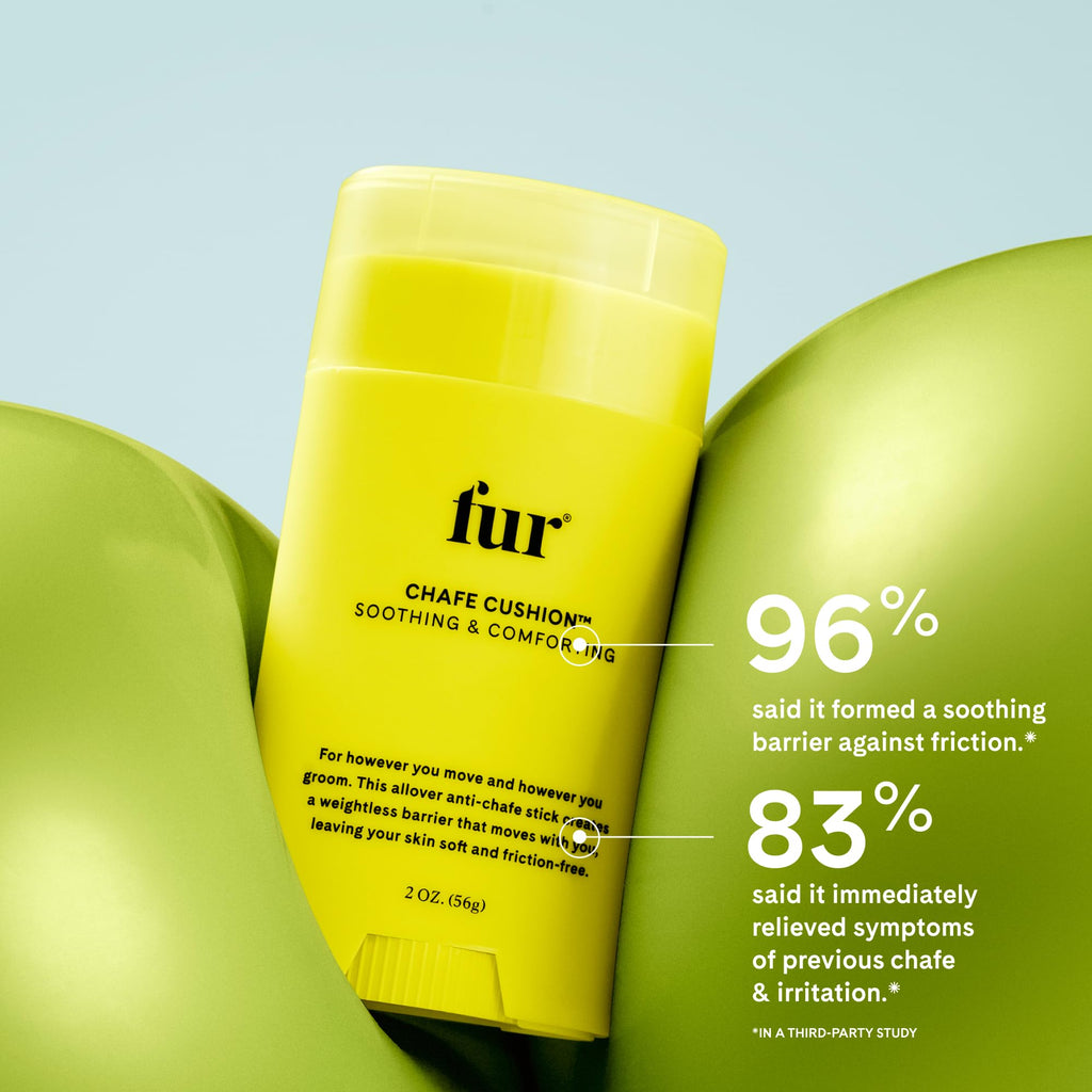 Fur Chafe Cushion – Anti-Chafe Stick for Soothing Protection & Smooth Friction-Free Comfort, Absorbs Moisture with Dry-Touch Natural Formula