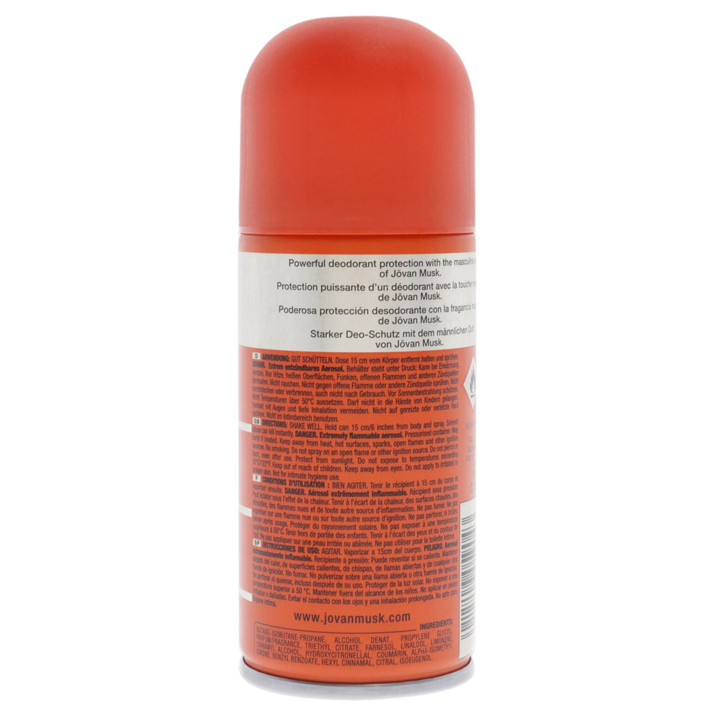 Jovan Musk by Jovan for Men - 5 oz Deodorant Spray