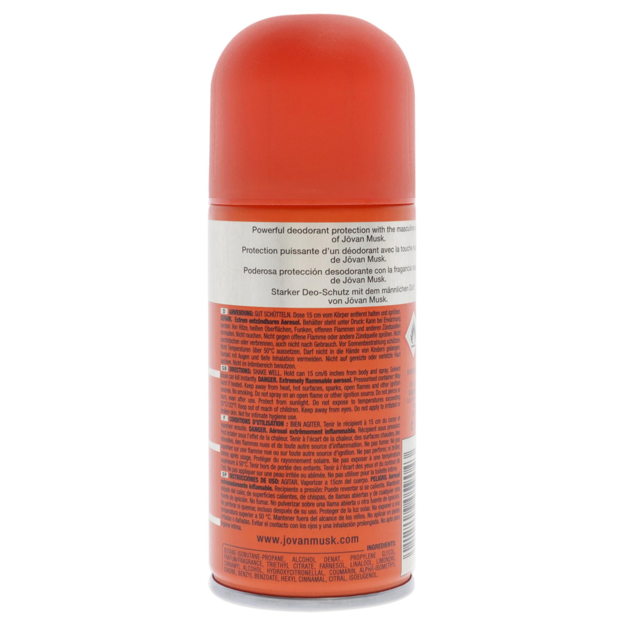 Jovan Musk by Jovan for Men - 5 oz Deodorant Spray