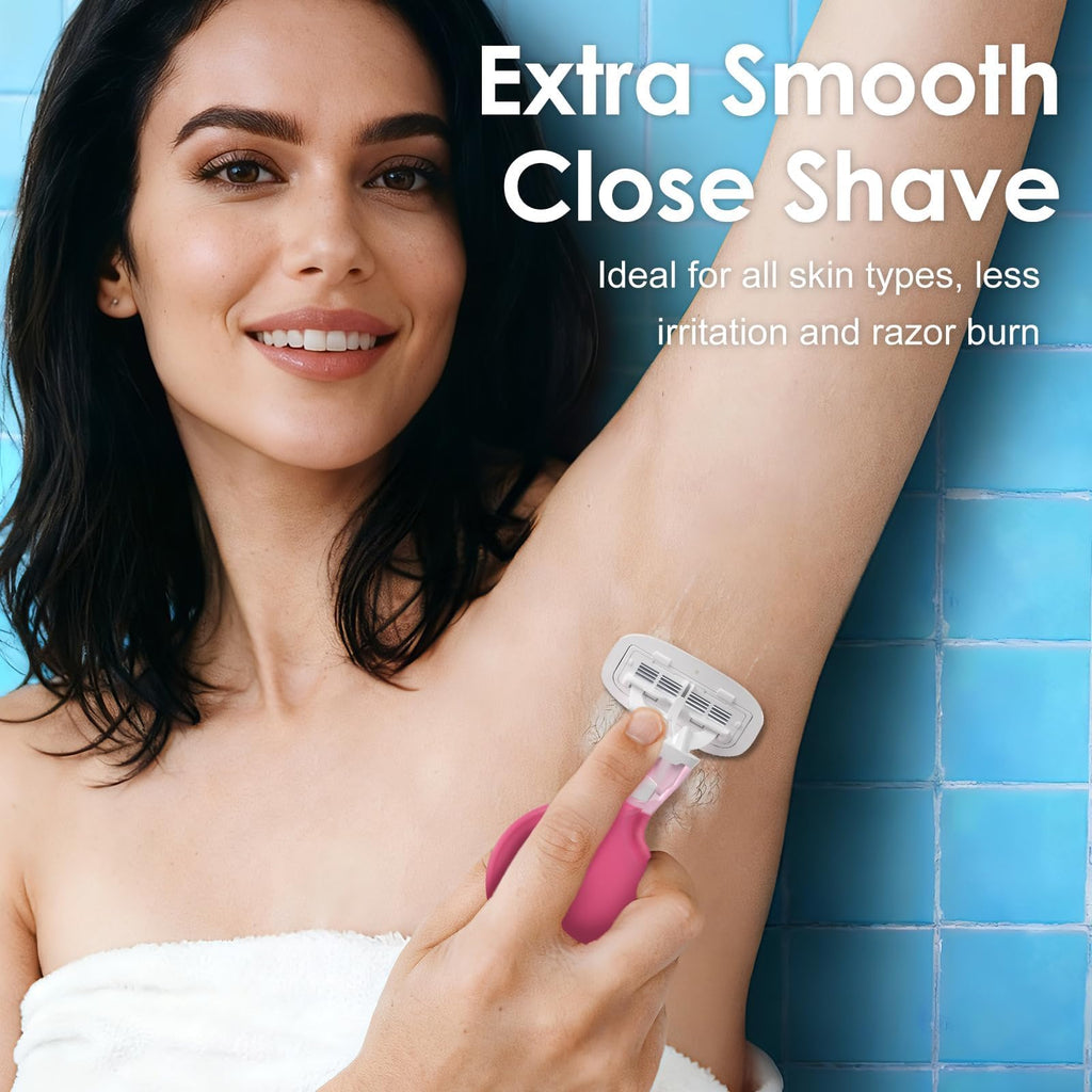 THURLADY Travel Razors for Women, Travel Essentials Razor Kit, Tsa Approved