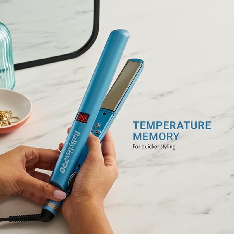 BaBylissPRO Nano Titanium Flat Iron | Digital Hair Straightener for Salon-Quality Styling