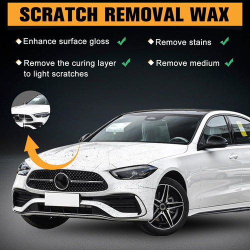 2PCS Scratch Remover for Vehicles, 2026 New Car Scratch Removal Wax, Car Scratch Repair Paste Car Scratch Remover Kit, Cars Paint Scratchs Repair Kit with Wipe Sponge