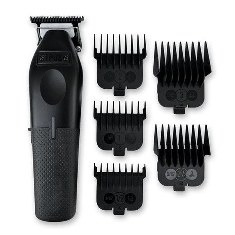 TPOB Play Professional Barber Hair Trimmer for Men 7000 RPM (Black + Softy)