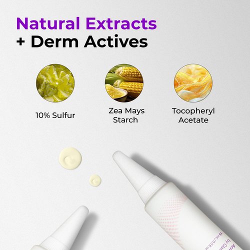 GLAM UP 10% Sulfur Treatment Serum - Fast Healing for Pimples & Acne Breakouts | 15mL (0.5 fl. oz.)