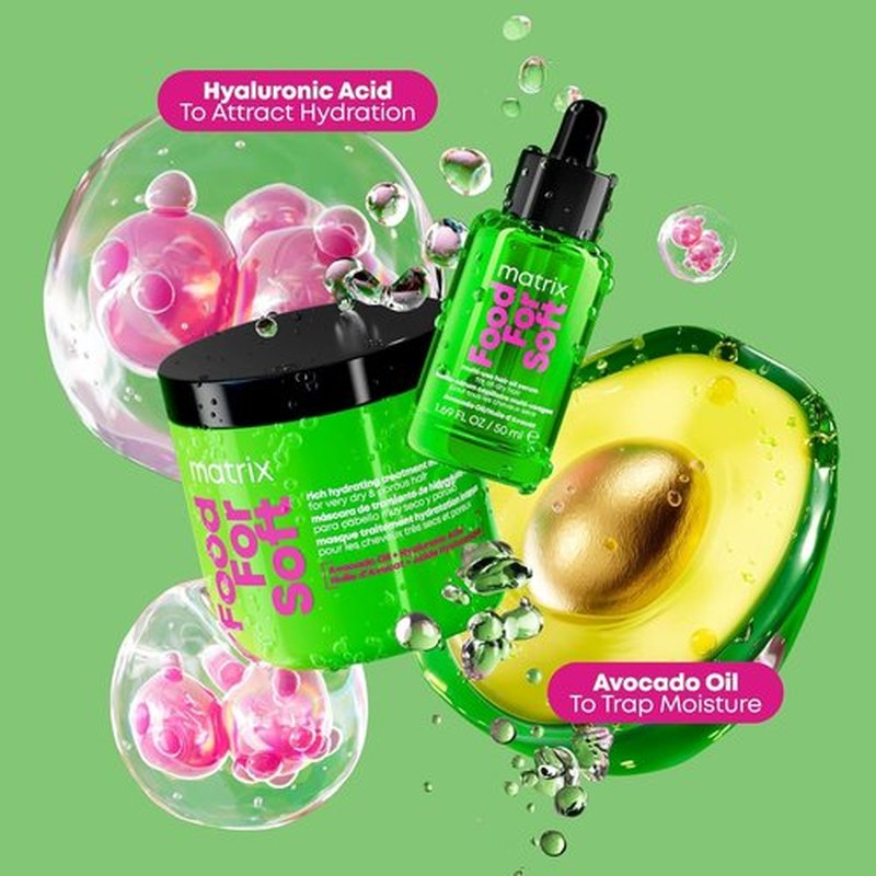 MATRIX Hydrating Mask for Dry Hair - Softens & Adds Shine with Avocado Oil & Hyaluronic Acid