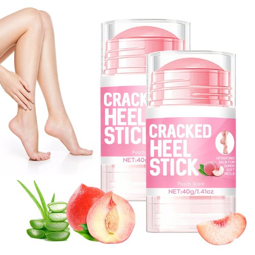 GHENGUA 2PCS 60% Urea Hydrating and Anti-Cracking Foot Cream，2025 Upgraded Hand and Foot Cream Urea Moisturizer，Hydrates Dry and Cracked Feet and Hand (1.41 Ounce, Peach)