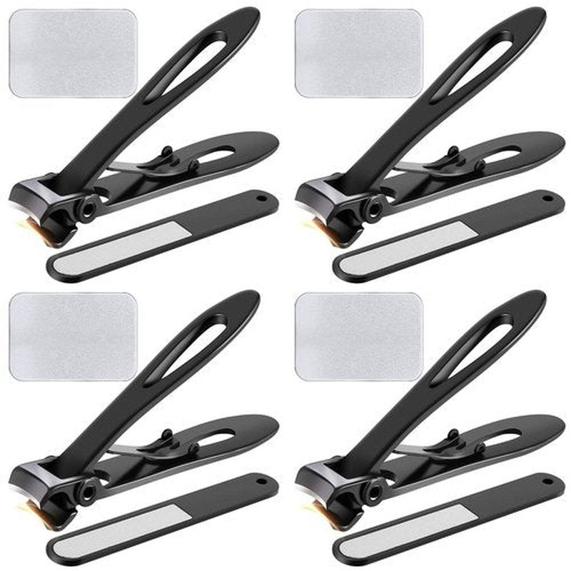 Thick Nail Clippers 15mm Wide Jaw Nail Cutter for Thick Toenail Stainless Steel Heavy Duty Toenail Clippers with Curved Blades Large Toenail Clippers for Men Seniors Elderly