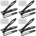 Thick Nail Clippers 15mm Wide Jaw Nail Cutter for Thick Toenail Stainless Steel Heavy Duty Toenail Clippers with Curved Blades Large Toenail Clippers for Men Seniors Elderly