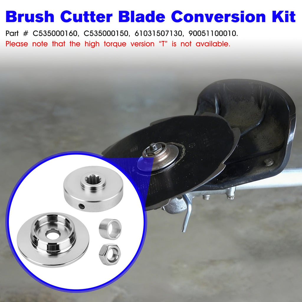 BZTT Weed Trimmer Blade Conversion Kit Replacement Echo Brush Blade Conversion Kit Fits for Echo SRM 225 Blade Adapter SRM-225i SRM-210 SRM-266 SRM-280 SRM-280S SRM-280T SRM-2620 SRM-2620T