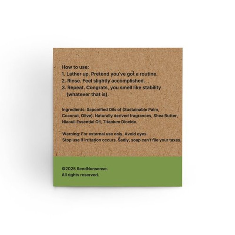 SendNonsense Funny Gift Soap – Adulting Is Hard Joke Soap | Prank & Novelty Gift for Adults | Prank Coworker, April Fool's Prank, Office Humor Gift