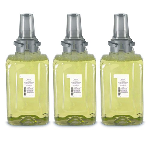 GOJO PROVON Citrus Ginger Foam Hand & Showerwash, EcoLogo Certified, 1250 mL Hand and Shower Soap Refill for PROVON ADX-12 Push-Style Dispenser (Pack of 3) - 8824-03