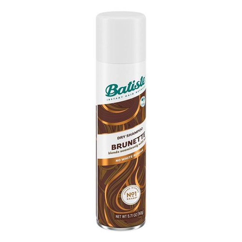 Batiste Dry Shampoo for Brunette Hair - Refresh & Absorb Oil, Waterless Formula, 5.71 oz