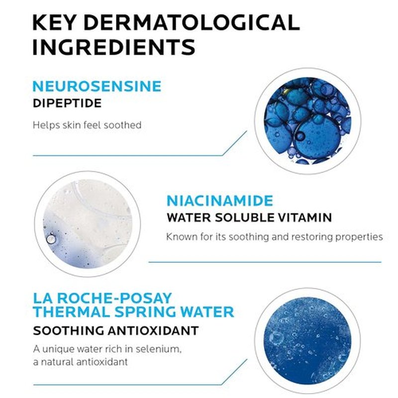 La Roche-Posay Toleriane Dermallergo Eye Cream - Soothing Repair Moisturizer for Sensitive Skin, Fragrance-Free