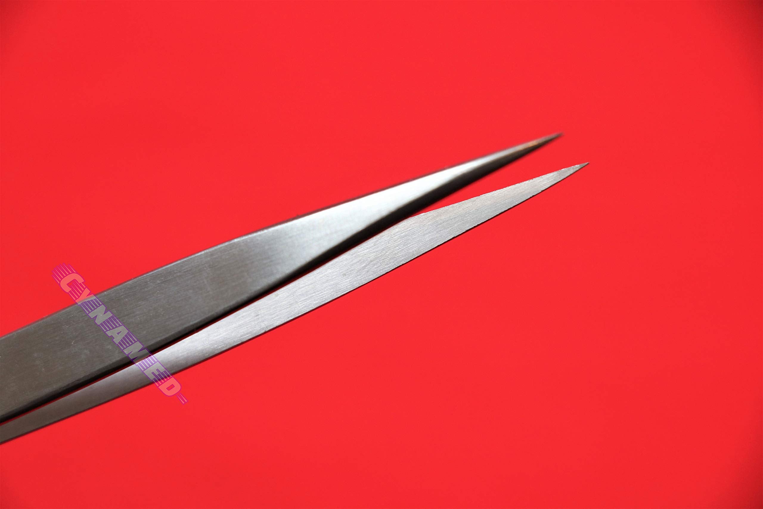 German Stainless Jewelry Forceps Fine Tip Repairment Tweezers Pair 2 ea Splinter Tweezers Cynamed