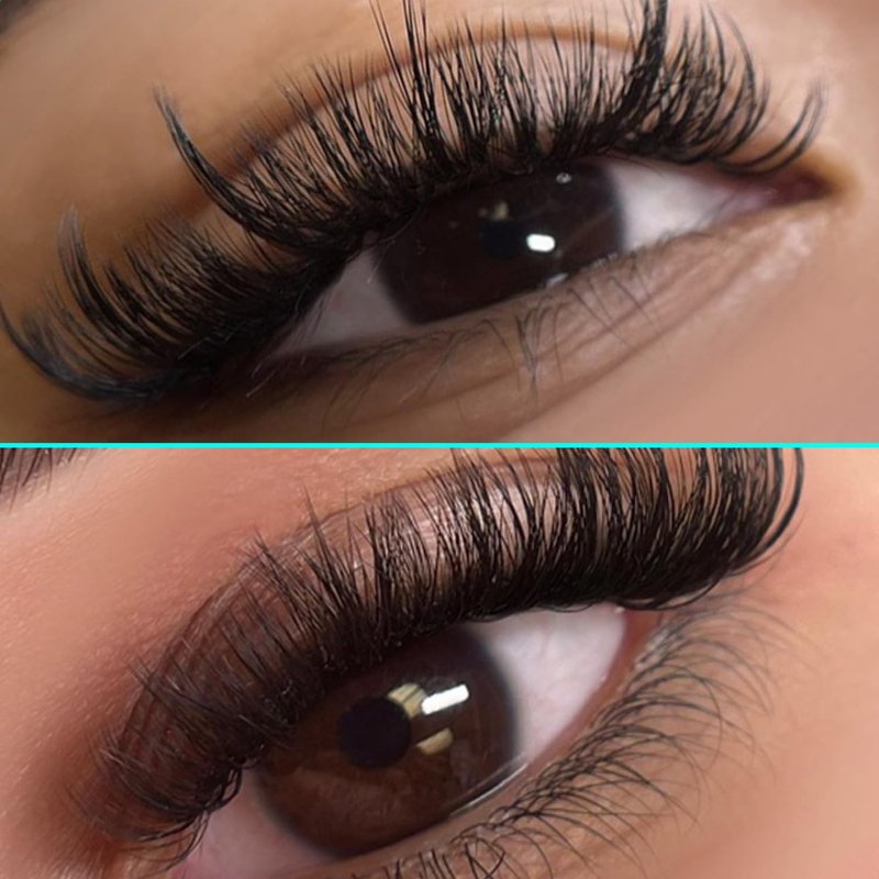 VAVALASH Cashmere Easy Fan Lashes 0.03 0.05 0.07 C/CC/D/DD Volume Lash Extensions 8MM-20MM Matte Black Self Fanning Eyelash Extensiones, Professional Supplies for Lash Artists (D-0.05,8-15mm)