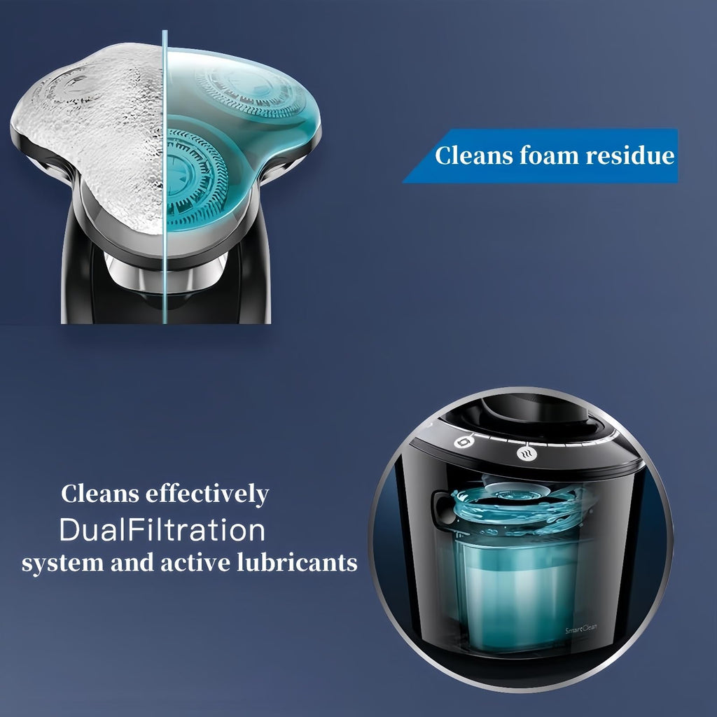 Compatible For Philips Clean & Renew Refill Cartridges JC301, Cleans Your Shaver For Optimal Hygiene, Removes Residual Hair & Skin Particles,Shaver Cleaning Fluid(1 PCS)