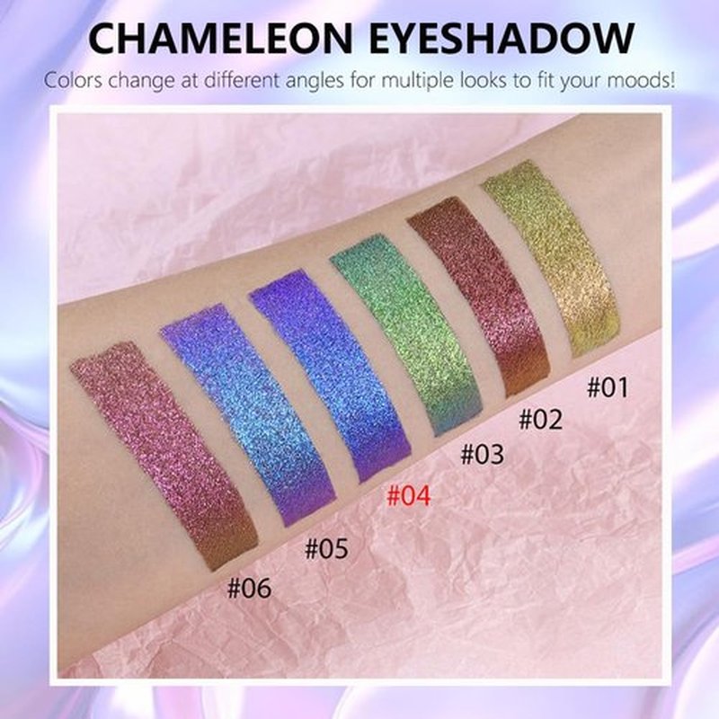 Evpct Royal Blue Duochrome Liquid Eyeshadow - Waterproof Multichrome Metallic Glitter Makeup for Women
