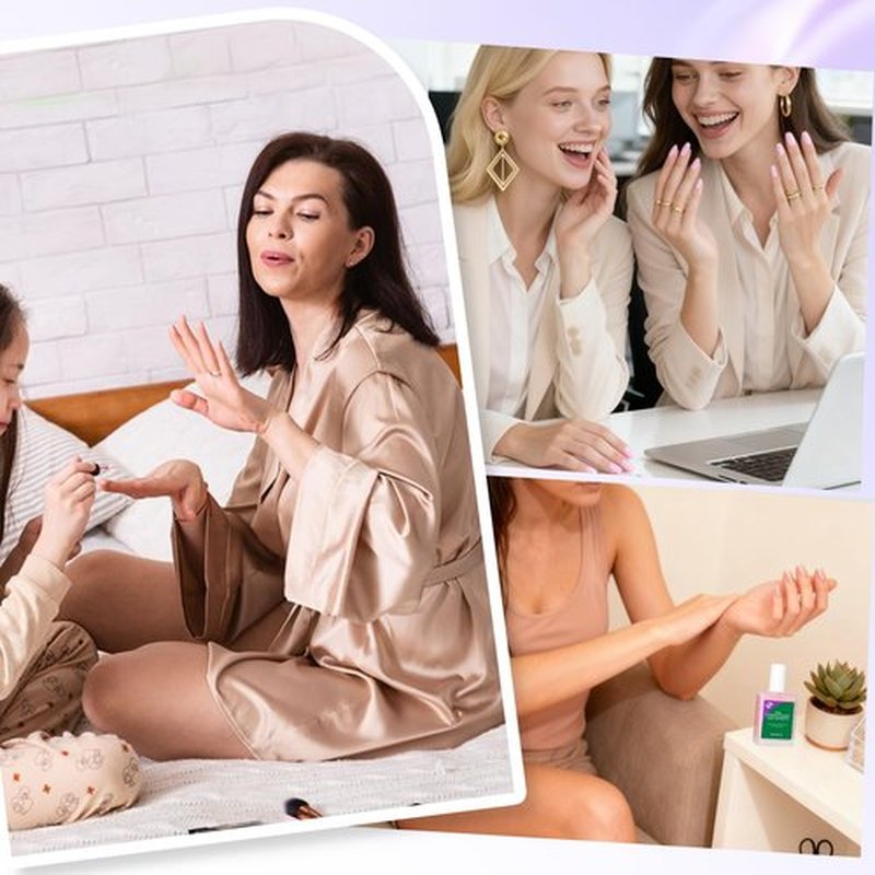 Nail Strengthener and Growth Polish for Women: Milky Pink 15ml Nail Hardener Extra Strong and Growth for Damaged Nails - 6 in 1 Protein Ridge Filler for Home Salon Use - Women Housewife DIY Enthusiast