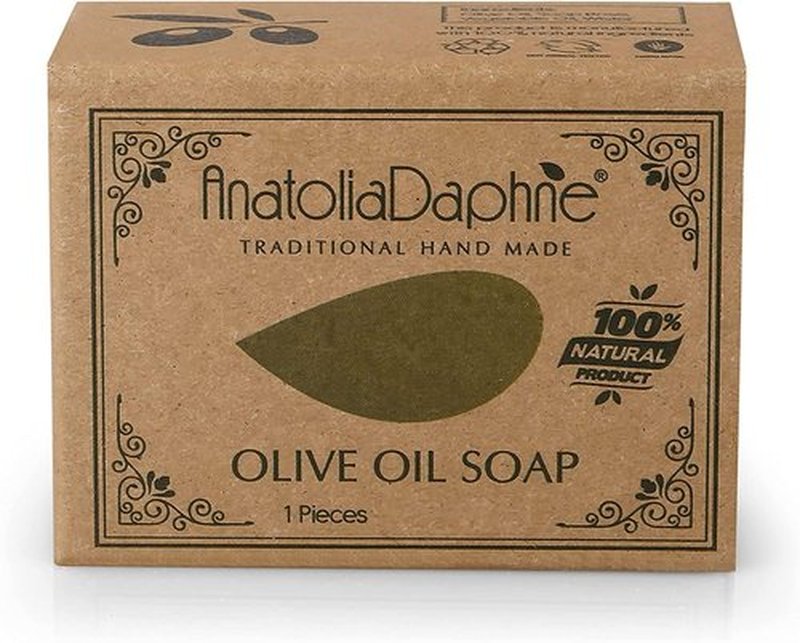 AnatoliaDaphne Olive Oil Soap Bar - Handmade 100% Pure Natural & Vegan 5.3 oz Each Bar