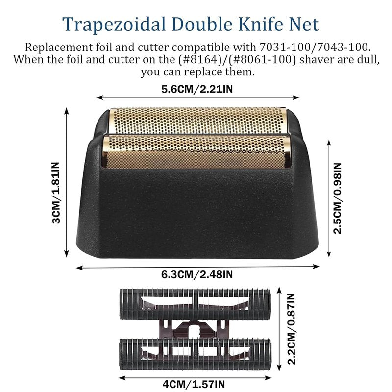 Wahl Professional 5 Star Series Replacement Foil - Gold Cutter Assembly for Smooth, Close Shaving