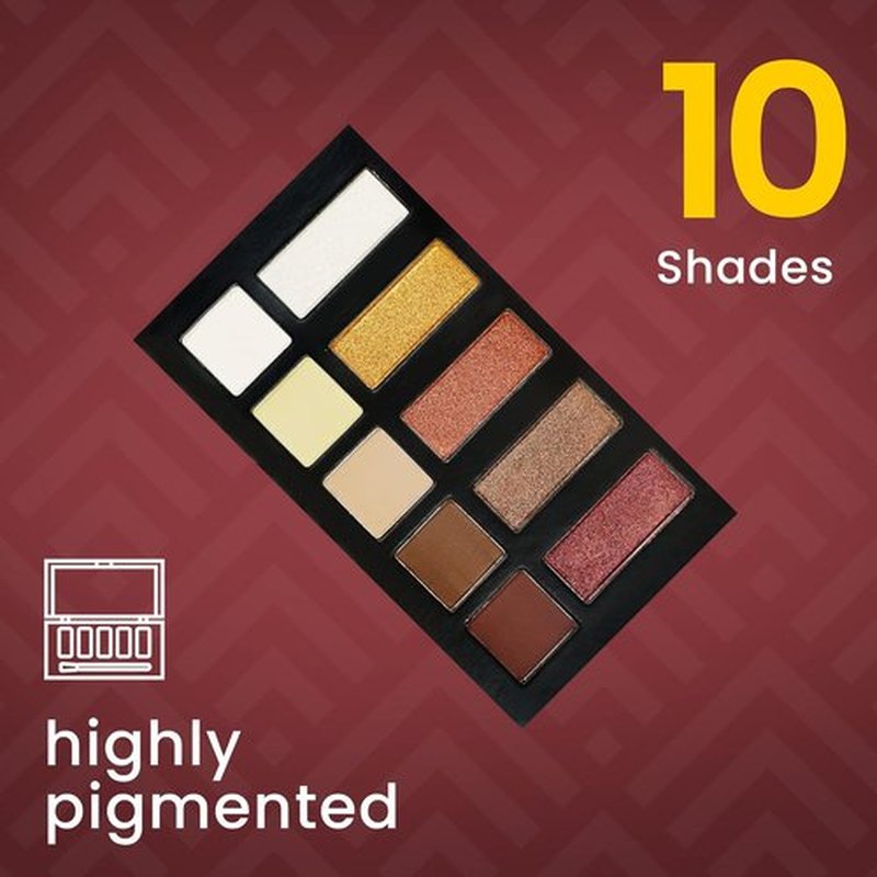 Skiennix Metal Matte Eyeshadow Palette - 10 Vibrant Colors for Stunning Looks