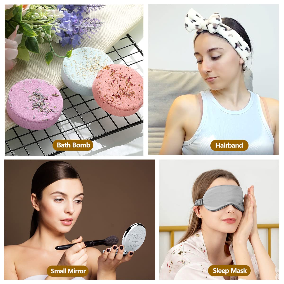 Bniutcer Get Well Soon Gifts for Women - Self Care Gifts for Women, Care Package for Woman, Feel Better Gift Basket, Thinking of You Cheer Up Gift for Woman Friends Female