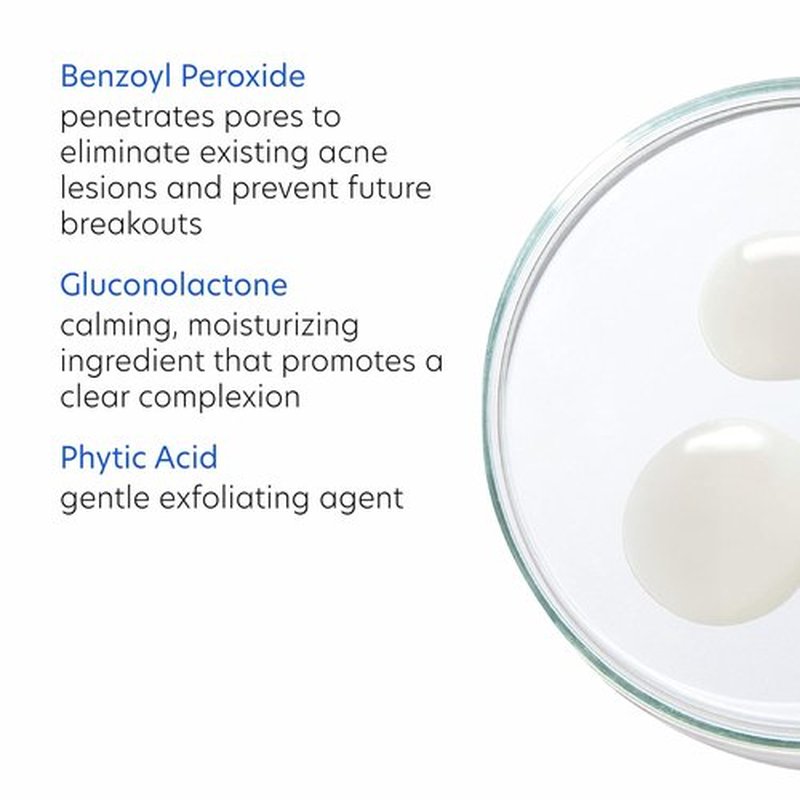 PCA SKIN 5% Benzoyl Peroxide Face Wash - Foaming Acne Cleanser for Oily Skin | 7.0 Oz Bottle