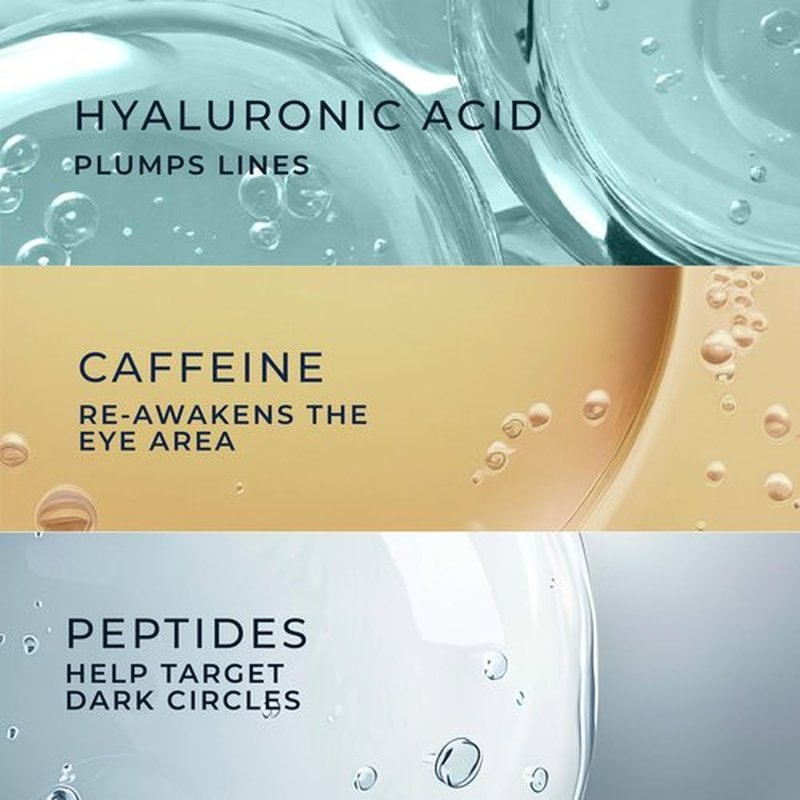 RoC Multi Correxion Hyaluronic Acid Anti Aging Under Eye Cream for Puffiness & Dark Circles (.5 OZ) + RoC Retinol Capsules (7 CT), Skin Care Routine, Fragrance & Paraben Free for Women and Men