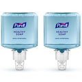 PURELL Brand HEALTHY SOAP 0.5% BAK Antimicrobial Foam, Lightly Fragranced, 1200 mL Refill for PURELL ES4 Manual Soap Dispenser (Pack of 2) - 5079-02 - Manufactured by GOJO, Inc.