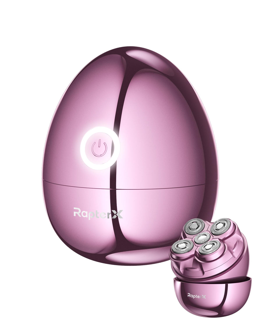 Electric Razors for Women - Magnetic 5D Floating Painless Shaver, Cordless Rechargeable Hair Remover, IPX6 Waterproof Wet Dry Shaving for Legs, Bikini, Face, Underarm, Arm (Pink, Glossy)