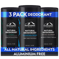 Mountaineer Brand Natural Deodorant for Men | Aluminium Free | Made in West Virginia | Scents Inspired by Nature | Organic & Non Toxic | Odor & Sweat Control | 2.65 oz (Timber)