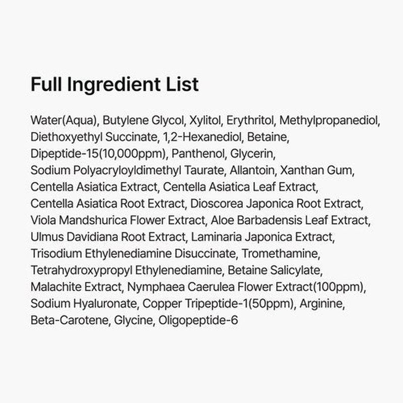TIAM Blue Peptide Calm Down Serum, Cooling & Soothing Face Serum with Copper Peptides and Centella Asiatica, Lightweight Korean Skincare for Sensitive Skin, 1.01 fl oz