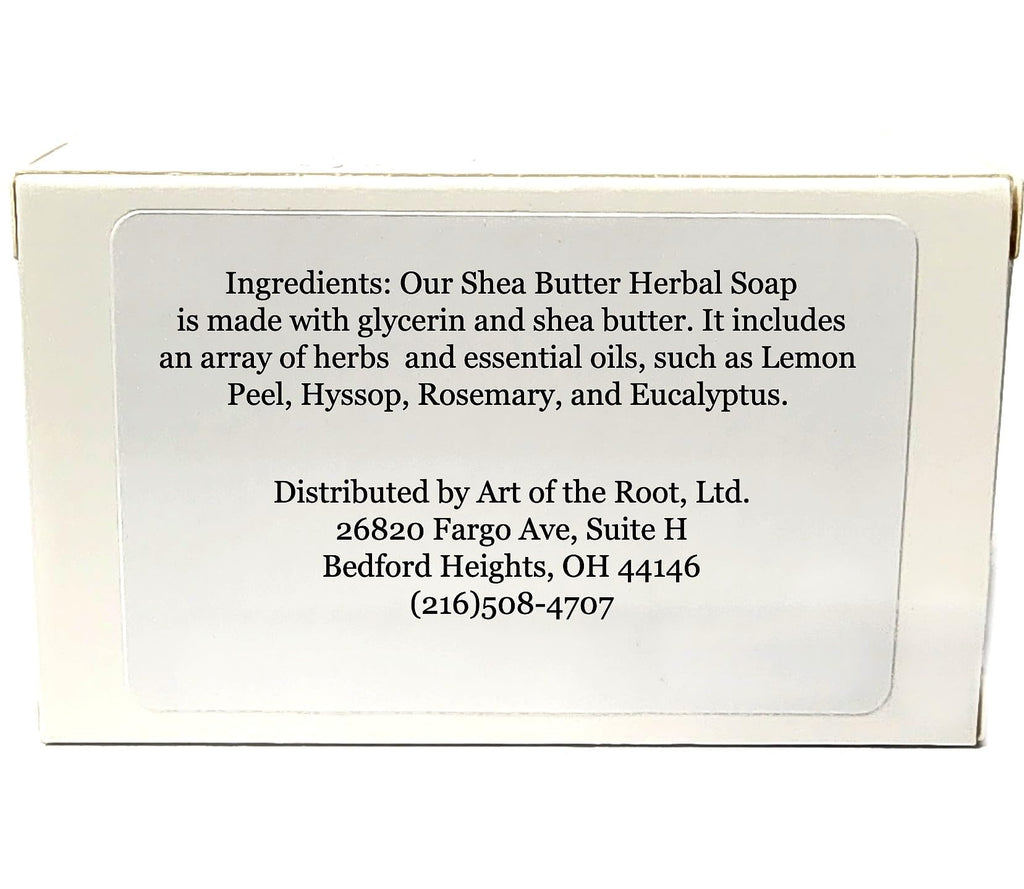 Art of the Root Purification Shea Herbal Soap Bar | Handmade with Herbs | Spiritual Putification Rituals | Wiccan Pagan Hoodoo Conjure